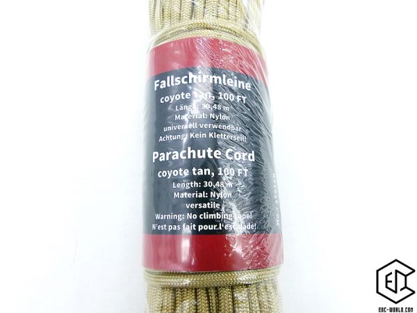 MFH® Paracord/Fallschirmleine Coyote 100 FT